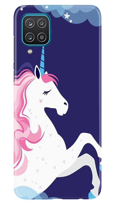 Unicorn Mobile Back Case for Samsung Galaxy F12 (Design - 365)