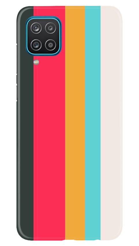 Color Pattern Mobile Back Case for Samsung Galaxy F12 (Design - 369)