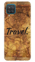 Travel Mobile Back Case for Samsung Galaxy F12 (Design - 375)