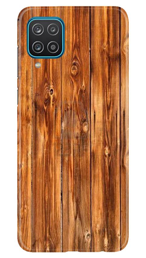 Wooden Texture Mobile Back Case for Samsung Galaxy F12 (Design - 376)