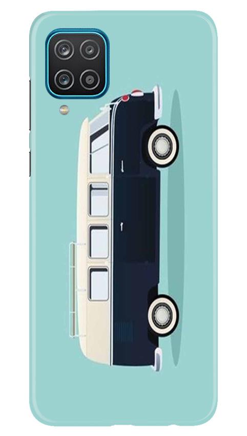 Travel Bus Mobile Back Case for Samsung Galaxy F12 (Design - 379)