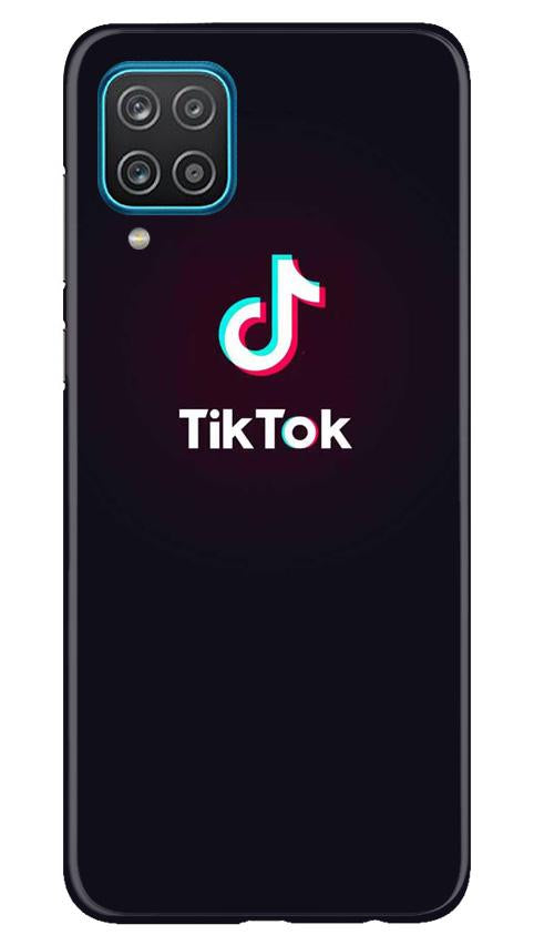 Tiktok Mobile Back Case for Samsung Galaxy F12 (Design - 396)
