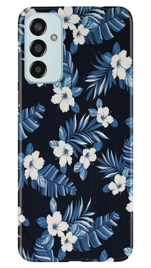 White flowers Blue Background2 Case for Samsung Galaxy F13