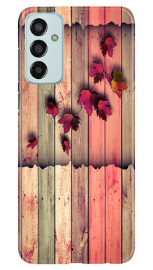 Wooden look2 Mobile Back Case for Samsung Galaxy M13 (Design - 56)