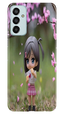 Cute Girl Mobile Back Case for Samsung Galaxy M13 (Design - 92)