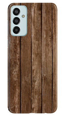 Wooden Look Mobile Back Case for Samsung Galaxy M13  (Design - 112)