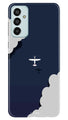 Clouds Plane Case for Samsung Galaxy M13 (Design - 165)