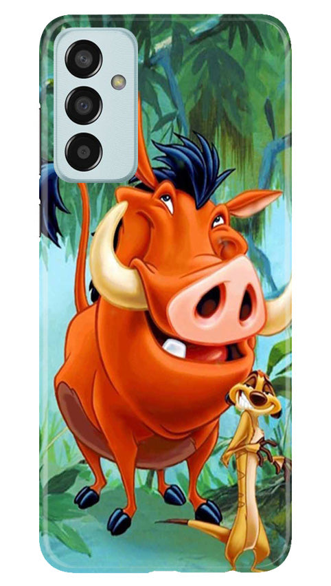 Timon and Pumbaa Mobile Back Case for Samsung Galaxy M13 (Design - 267)