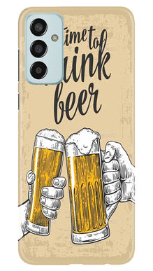 Drink Beer Mobile Back Case for Samsung Galaxy M13 (Design - 290)
