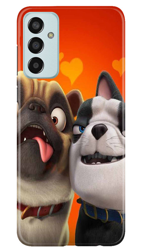 Dog Puppy Mobile Back Case for Samsung Galaxy M13 (Design - 310)