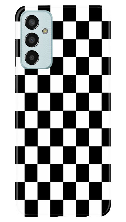 Black White Boxes Mobile Back Case for Samsung Galaxy F13 (Design - 331)