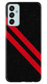 Black Red Pattern Mobile Back Case for Samsung Galaxy M13 (Design - 332)