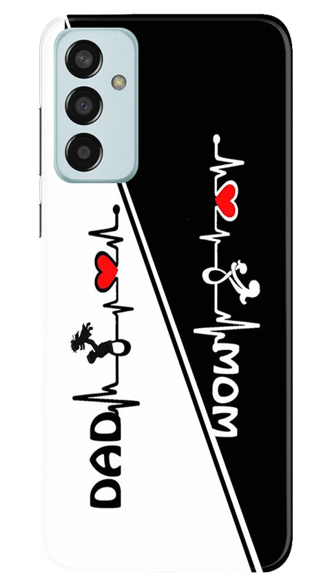 Love Mom Dad Mobile Back Case for Samsung Galaxy F13 (Design - 344)