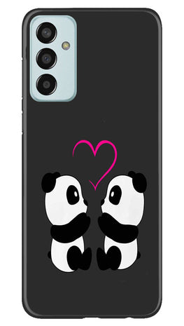 Panda Love Mobile Back Case for Samsung Galaxy F13 (Design - 355)