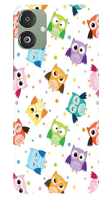 Owl Baground Pattern shore Mobile Back Case for Samsung Galaxy F14 5G (Design - 13)