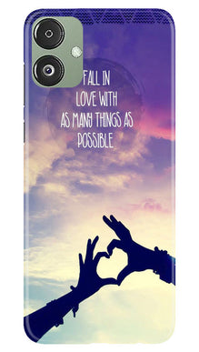 Fall in love Mobile Back Case for Samsung Galaxy F14 5G (Design - 50)