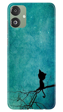 Moon cat Mobile Back Case for Samsung Galaxy F14 5G (Design - 70)
