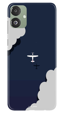 Clouds Plane Mobile Back Case for Samsung Galaxy F14 5G (Design - 165)