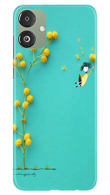 Flowers Girl Mobile Back Case for Samsung Galaxy F14 5G (Design - 185)