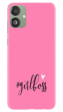 Girl Boss Pink Mobile Back Case for Samsung Galaxy F14 5G (Design - 238)