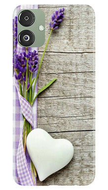 White Heart Mobile Back Case for Samsung Galaxy F14 5G (Design - 260)