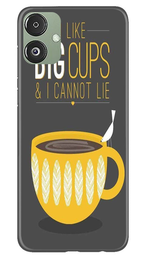 Big Cups Coffee Mobile Back Case for Samsung Galaxy F14 5G (Design - 312)