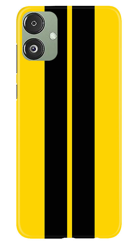 Black Yellow Pattern Mobile Back Case for Samsung Galaxy F14 5G (Design - 336)
