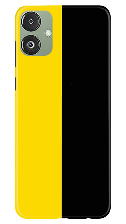 Black Yellow Pattern Mobile Back Case for Samsung Galaxy F14 5G (Design - 354)
