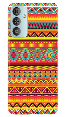 Zigzag line pattern Mobile Back Case for Samsung Galaxy F23 5G (Design - 4)