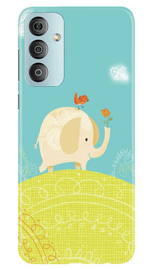 Elephant Painting Mobile Back Case for Samsung Galaxy F23 5G (Design - 46)