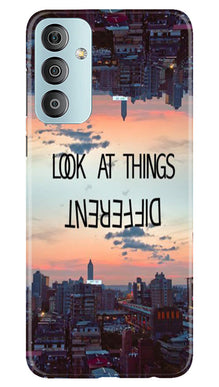 Look at things different Mobile Back Case for Samsung Galaxy F23 5G (Design - 99)