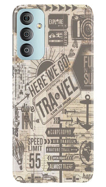 Travel Mobile Back Case for Samsung Galaxy F23 5G  (Design - 104)