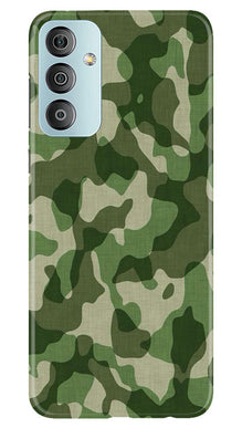 Army Camouflage Mobile Back Case for Samsung Galaxy F23 5G  (Design - 106)