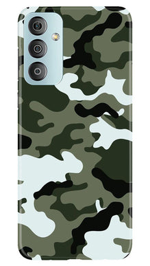 Army Camouflage Mobile Back Case for Samsung Galaxy F23 5G  (Design - 108)