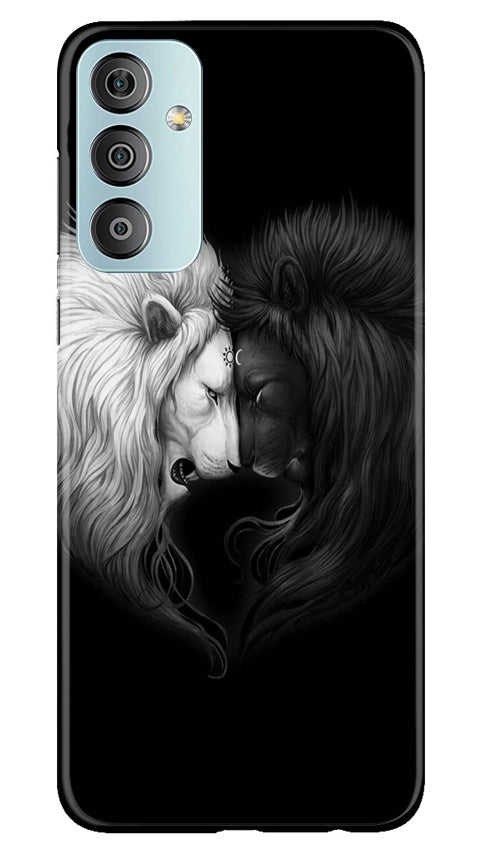 Dark White Lion Case for Samsung Galaxy F23 5G(Design - 140)