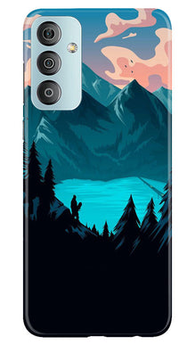 Mountains Mobile Back Case for Samsung Galaxy F23 5G (Design - 155)