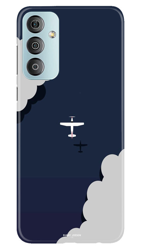 Clouds Plane Case for Samsung Galaxy F23 5G (Design - 165)
