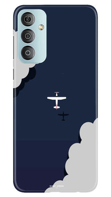 Clouds Plane Mobile Back Case for Samsung Galaxy F23 5G (Design - 165)