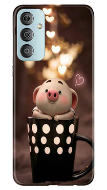 Cute Bunny Mobile Back Case for Samsung Galaxy F23 5G (Design - 182)