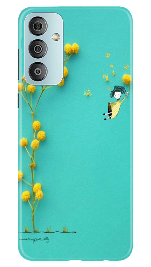 Flowers Girl Case for Samsung Galaxy F23 5G (Design No. 185)
