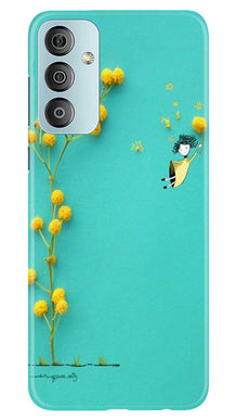 Flowers Girl Mobile Back Case for Samsung Galaxy F23 5G (Design - 185)