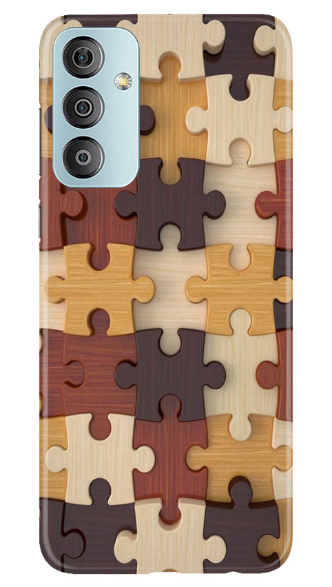 Puzzle Pattern Case for Samsung Galaxy F23 5G (Design No. 186)
