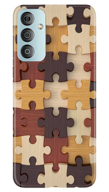 Puzzle Pattern Mobile Back Case for Samsung Galaxy F23 5G (Design - 186)