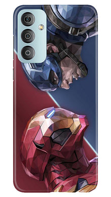 Ironman Captain America Mobile Back Case for Samsung Galaxy F23 5G (Design - 214)