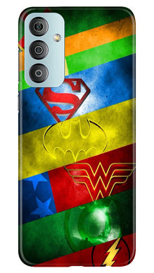 Superheros Logo Mobile Back Case for Samsung Galaxy F23 5G (Design - 220)