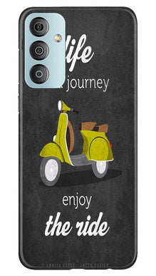 Life is a Journey Mobile Back Case for Samsung Galaxy F23 5G (Design - 230)