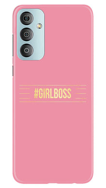 Girl Boss Pink Mobile Back Case for Samsung Galaxy F23 5G (Design - 232)