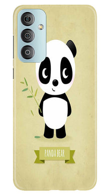 Panda Bear Mobile Back Case for Samsung Galaxy F23 5G (Design - 279)