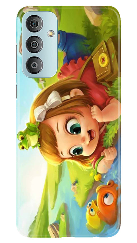 Baby Girl Mobile Back Case for Samsung Galaxy F23 5G (Design - 301)