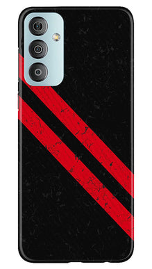 Black Red Pattern Mobile Back Case for Samsung Galaxy F23 5G (Design - 332)